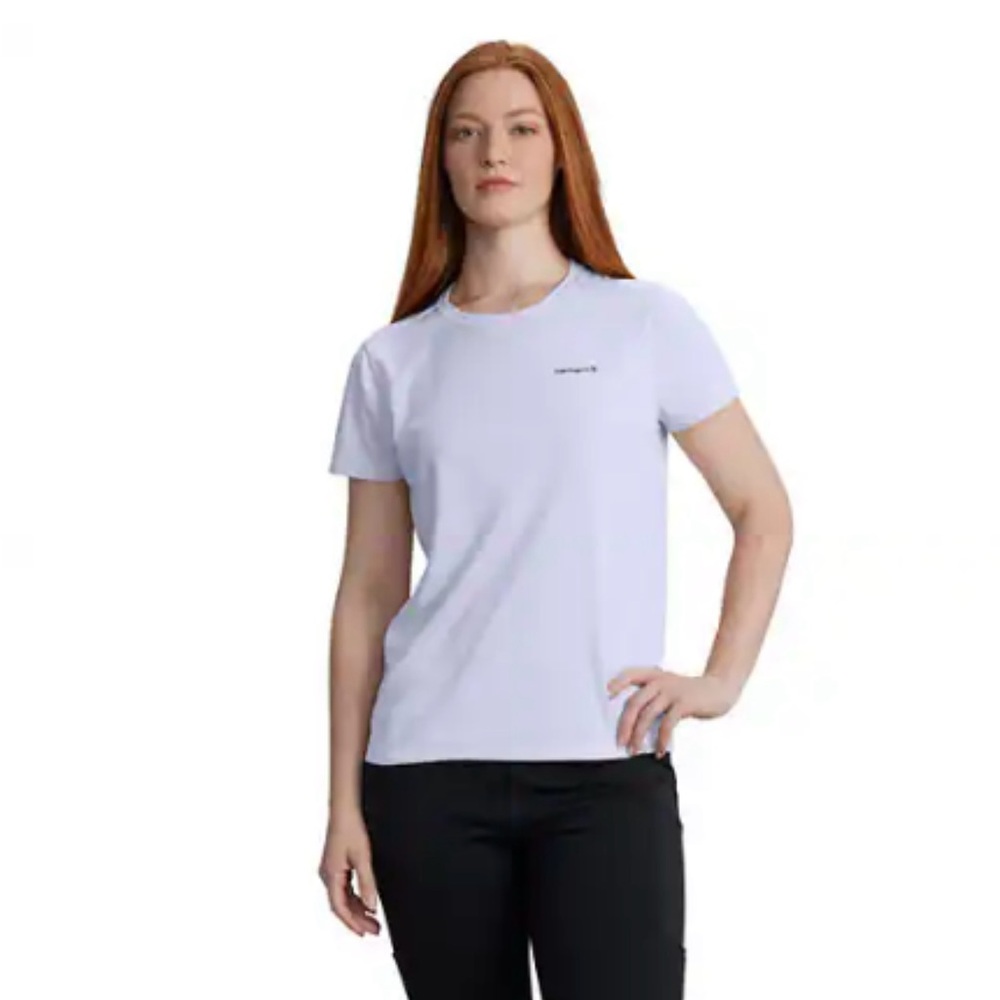 NWT Carhartt Force Sun Defender™ Relaxed
Fit Short-Sleeve T-Shirt in lilac, Sz L